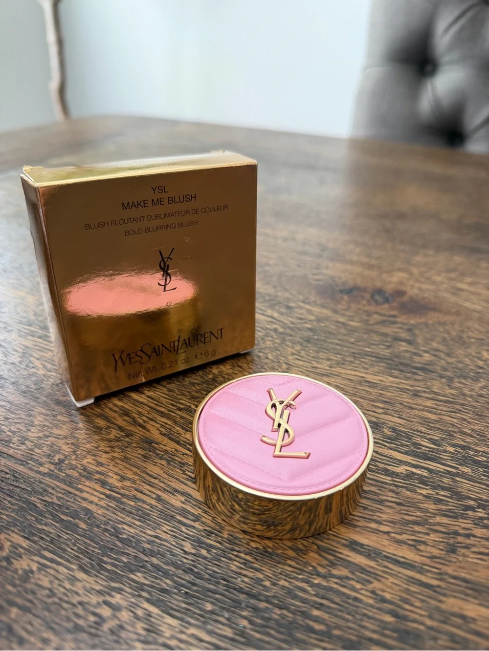 Make Me Blush YSL 24 HR Buildable Powder Blush - 42 Babydoll Pink